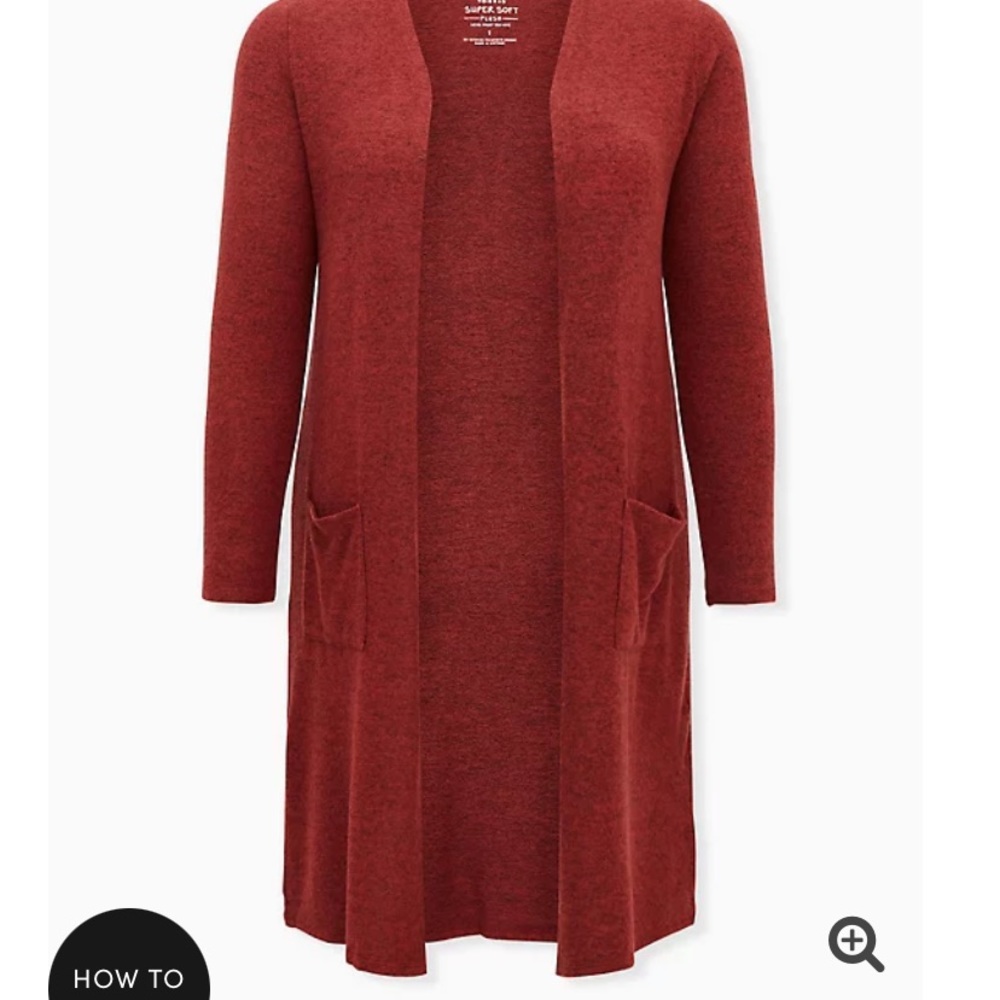 Rust Red Cardigan 5x left - Picture 13 of 13